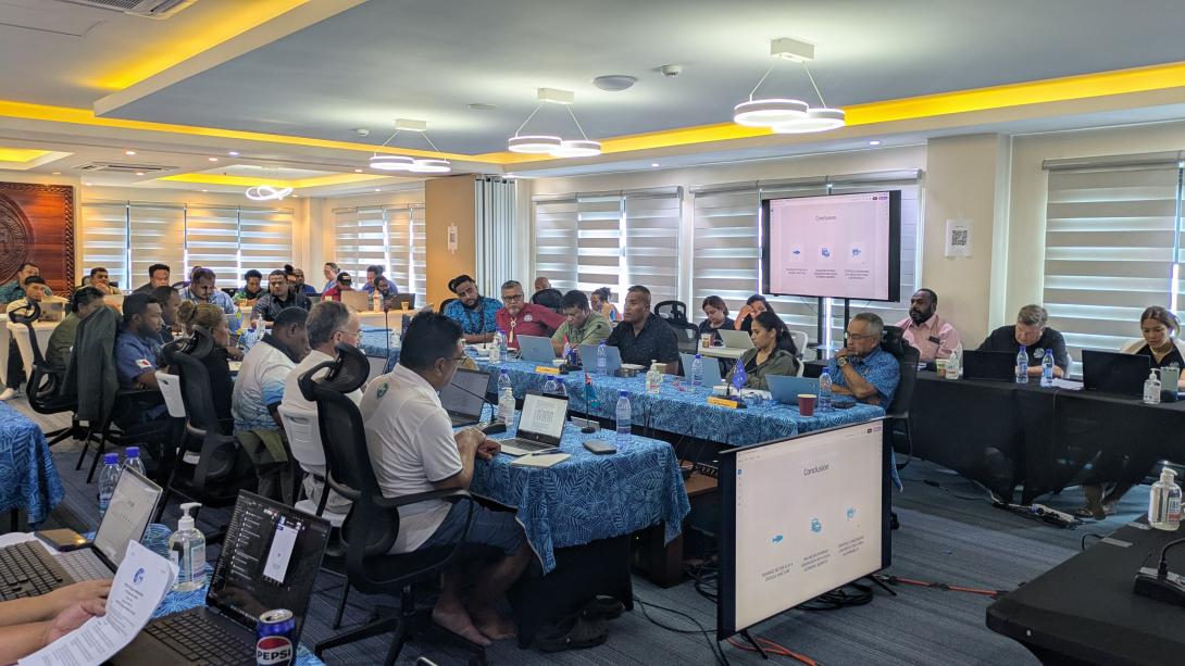 PNA Officials at the 44th Meeting of the PNA